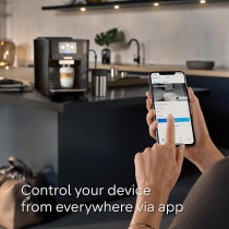 Siemens Fully Automatic Coffee Machine, Eq700, Iselect Display, Coffeeworld, With Cold Brew And Slow Brew, Cappuccino Maker, Home Connect, Piano Black, TP713GB9 Classic