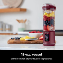 Ninja Blast Portable Blender, 530Ml, Leakproof Lid And Sip Spout, Powerful Cordless Mini Blender, Rechargeable, Portable Smoothies, Protein Shakes, Blends Ice And Frozen Fruit, Purple, BC151MEPR