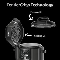 Ninja Op300 Foodi Ultimate 8 In 1 Pressure Cooker With Crisping, 1460 Watts, 6 Litre Capacity, Black