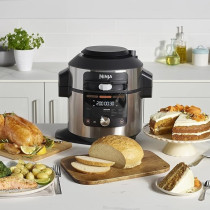 Ninja Foodi Max Air Fryer Multicooker, 14-In-1 Smartlid, 7.5L Stainless Steel