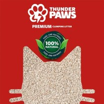 Thunder Paws 10L Premium Hard Clumping Clay Cat Litter
