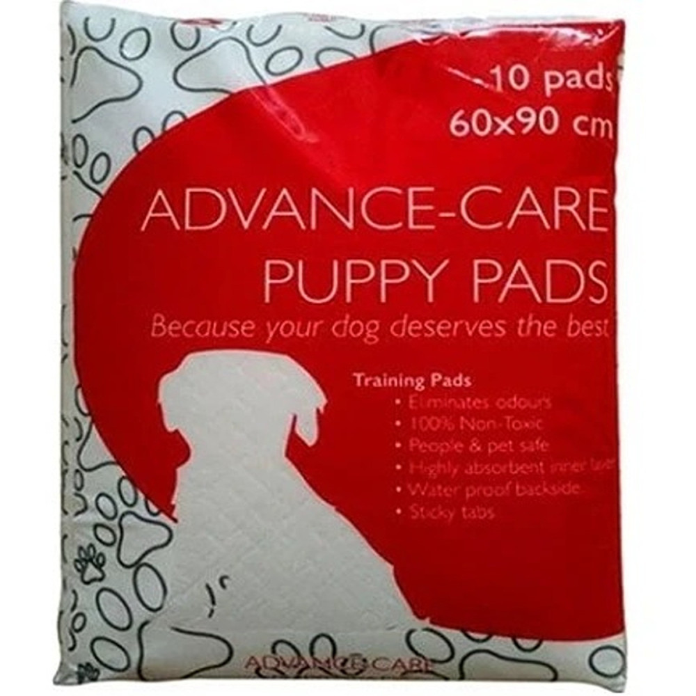 Thunder Paws 10 Pieces Advance-Care Puppy And Kitten Pads, Unscented, 60 x 90