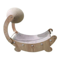 Thunder Paws Opal Cat Cardboard Scratcher, 50 x 20 x 46cm