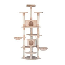 Thunder Paws 204cm Noah Cat Palace, Beige, 104 x 74 x 204cm