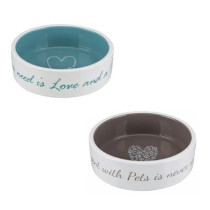 Trixie 300ml Pet's Home Ceramic Bowl For Dogs, Blue