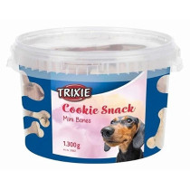 Trixie 1300g Cookie Snack Mini Bones Dog Treats