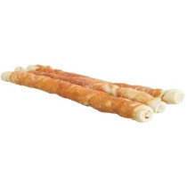 Trixie 140g Denta Fun 3 Chicken Chewing Rolls Dog Chews