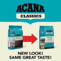Acana 9.7Kg Classics Wild Coast Formula Adult Dog Nutrient-Rich Dry Food