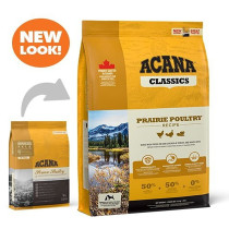 Acana 2Kg Classics Prairie Poultry - Medium Breed Adult Dog Protein-Rich Dry Food