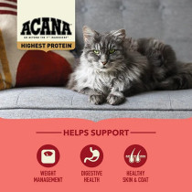 Acana 1.8Kg Highest Protein Indoor Dry Cat Food