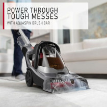 Hoover Powerdash Compact Carpet Cleaner, Lightweight Spot Cleaner With Aquaspin Brush Bar, For Carpets And Upholstery, 2L Tank, Blue, CDCW-PDME