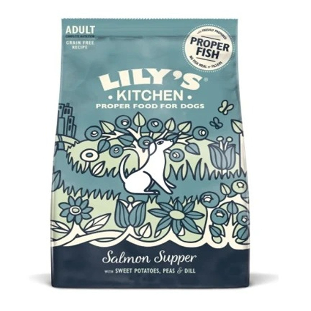 Lily'S Kitchen 1Kg Salmon Supper Adult Dog Dry Food