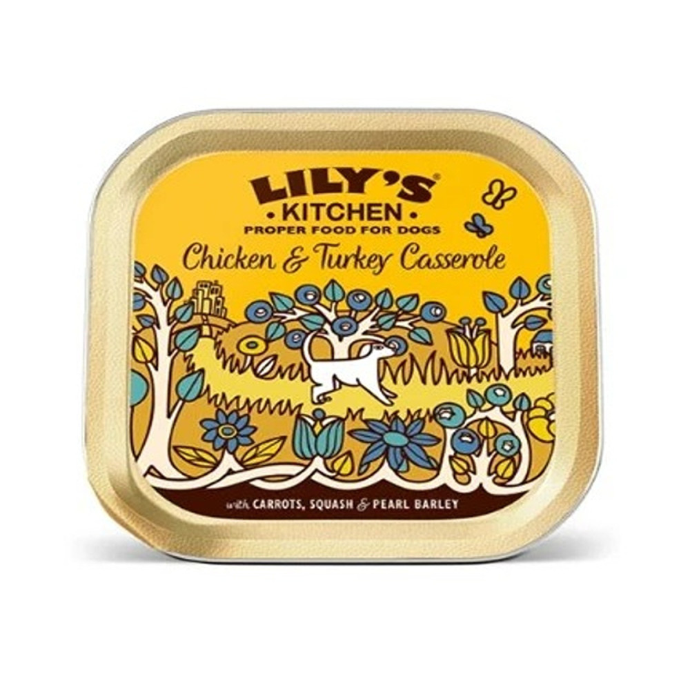 Lily'S Kitchen 150G Chicken & Turkey Casserole Wet Dog Food