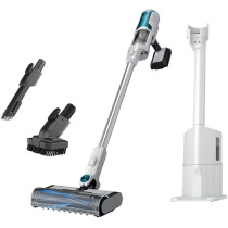 Shark Clean And Empty – Lightweight Cordless Vacuum Cleaner With Hepa Filter, Powerful Suction, Portable, Rechargeable, Auto-Empty System, Stick Vacuum For Pet Hair, Carpets And Hardfloor, White, BU3521