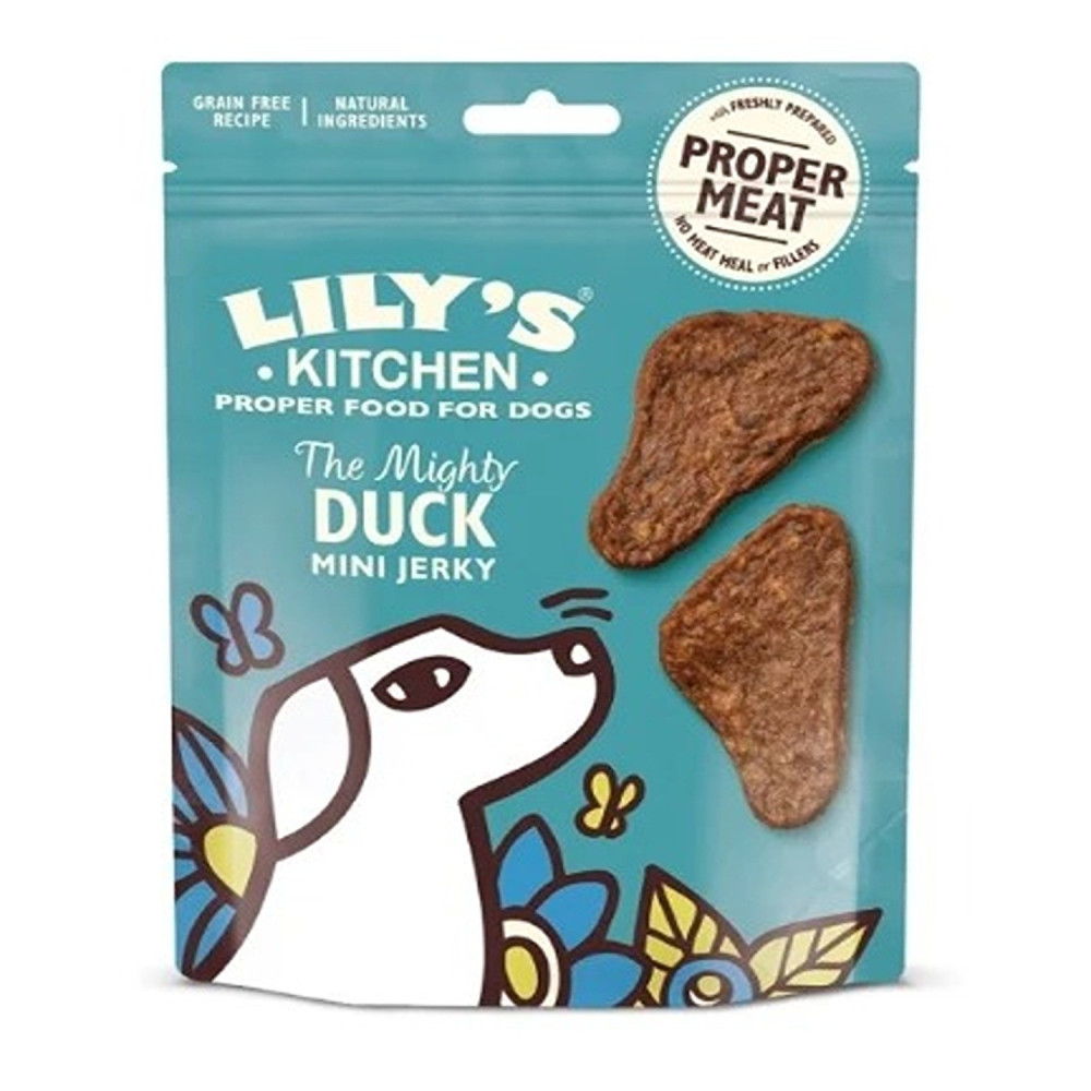 Lily'S Kitchen 70G The Mighty Duck Mini Jerky Grain Free Dog Treats