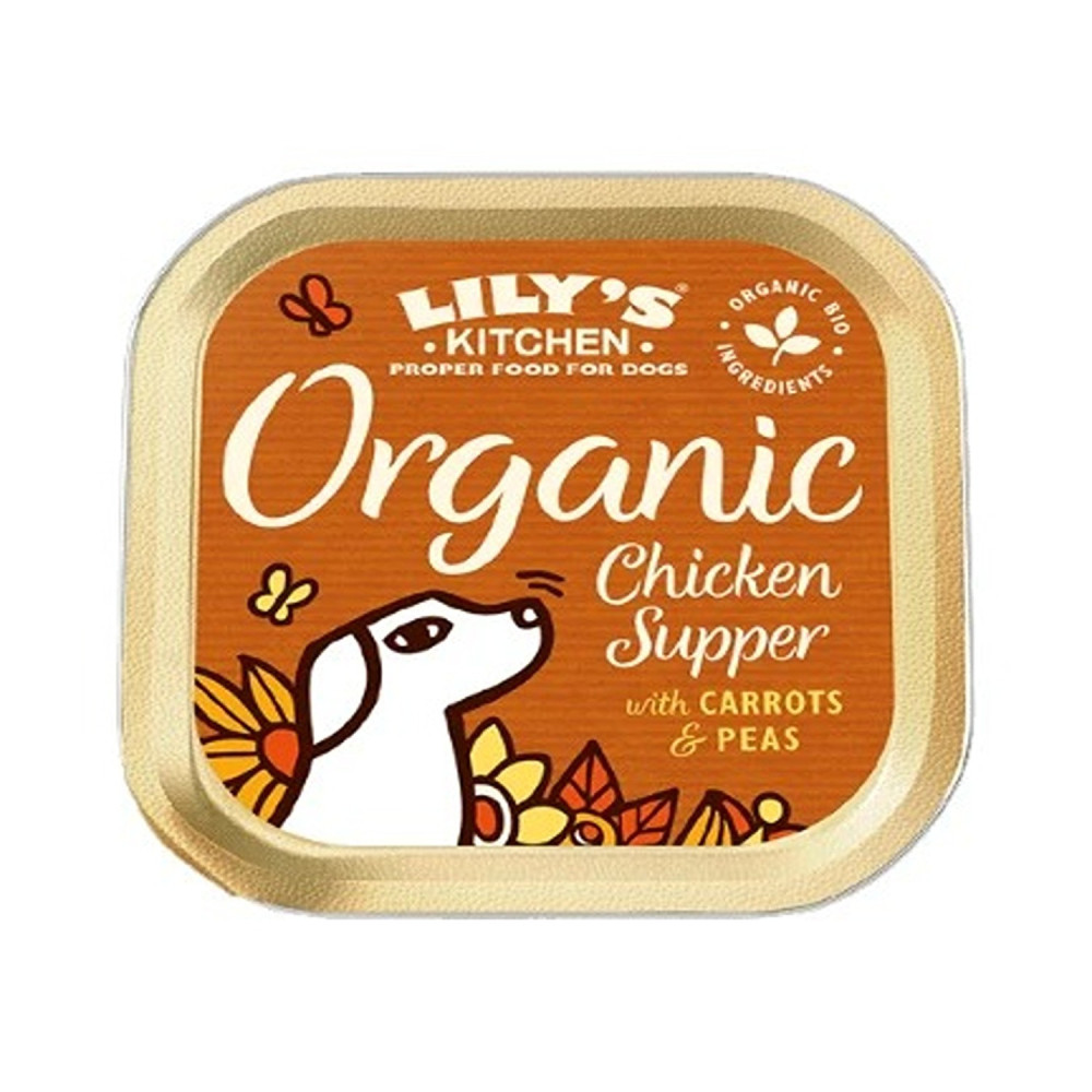 Lily'S Kitchen 11 X 150G Organic Chicken Supper Wet Dog Food