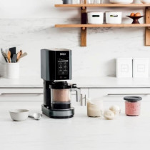 Ninja Creami Ice Cream, Sorbet, Milkshake Maker + 3 Creami Pints, Black
