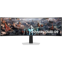 Samsung 49 Inch Odyssey OLED G9 240Hz Refresh Rate Gaming Monitor, Silver, LS49CG930SW
