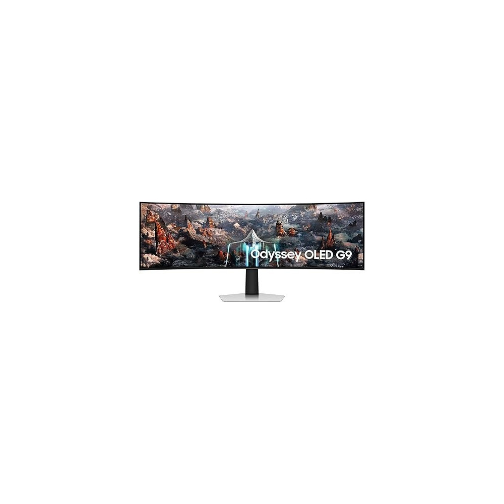 Samsung 49 Inch Odyssey OLED G9 240Hz Refresh Rate Gaming Monitor, Silver, LS49CG930SW