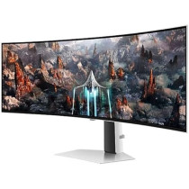 Samsung 49 Inch Odyssey OLED G9 240Hz Refresh Rate Gaming Monitor, Silver, LS49CG930SW