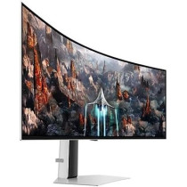 Samsung 49 Inch Odyssey OLED G9 240Hz Refresh Rate Gaming Monitor, Silver, LS49CG930SW