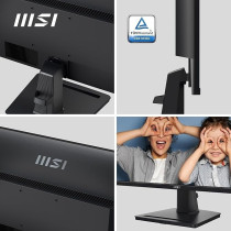 MSI Pro MP251, 25 inch, IPS, 1920 x 1080 (FHD), 100Hz, TUV Certified Eyesight Protection, 4ms, Displayport, HDMI, Tilt