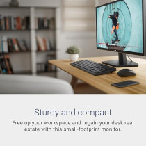 Dell 27 Monitor, SE2722H 27 4ms, Full HD 1920 x 1080,60 Hz VGA/75 Hz HDMI,1.4 AMD FreeSync