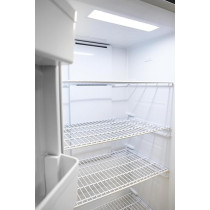 Hoover 765L Total No Frost Fridge-Freezer, Convertible Temp, Inverter System, Multi Airflow, LED Light, Door Display Inox Finish, HSFR-H765-S
