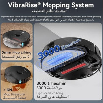 Roborock S7 Max Ultra Robot Vacuum Cleaner With Auto Mop Washing/Auto Dust Emptying/Warm Air Drying/Auto Tank Refilling/Dock Self-Cleaning Vacuum Cleaner(5500 Pa Active Obstacle Avoidance, App/Voice Control), Black