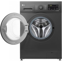 LG 1200 Rpm Front Load Washing Machine, 7 Kg Capacity, Middle Black