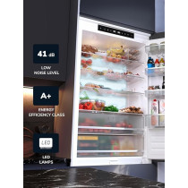 Millen Built-In Refrigerator, 341L Net Capacity, No Frost 2 Doors Fridge Freezer, Electronic Control, LED Backlight, Quick Cooling/Freezing, Ambient Lighting, Vacation Mode, MBIM 193.7D