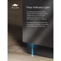 Millen Built-In Dishwasher 45Cm - Compact And Efficient, Auto Open, Indicator, Aquastop, MDW 45731