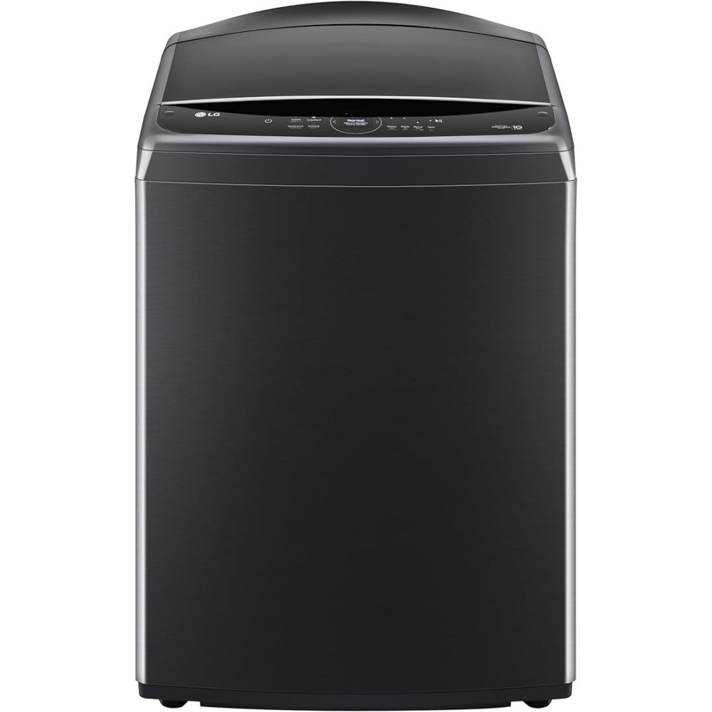 LG Turbo Wash Top Load Washing Machine, 17.5 Kg Capacity, Platinum Black
