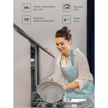 Millen Built-In Dishwasher - Large Capacity, Auto Open, Side Indicator, 14 Place Settings, MDW60732
