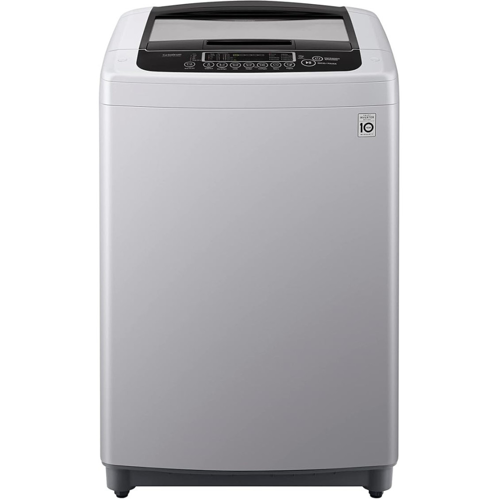 LG 12 Kg Top Load Washing Machine, Smart Inverter, Silver, T1785NEHTE