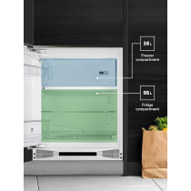 Millen Built-In Undercounter Fridge-Freezer - Compact, Efficient And Reliable, MBIM 103 ID