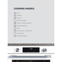 Millen Built In Electric Oven, 10 Cooking Modes, 81L, Schott Inner Glass, MEO 6005 WH
