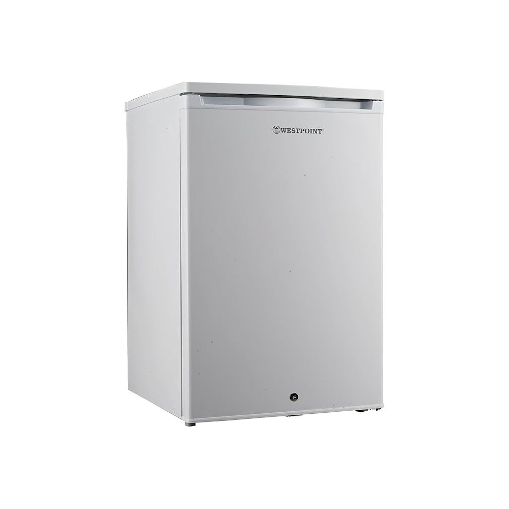 Westpoint Compact Vertical Freezer 102 Liters Gross, Defrost Technology, Lock And Key, 3 Storage Drawer, White, WVI-1024E