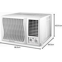 Westpoint 4000 Btu 2 Ton Window Air Conditioner With T3 Rotary Compressor R410a, White, WWT-2419LTYH