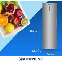 Westpoint 312 Liters Convertible Freezer To Fridge 2 In 1 (Dual Function) LED Display, 3 Star ESMA Rated, Energy Efficient, Fast Freezing, 61 x 59 x 185 Cm, WVM-3123EI