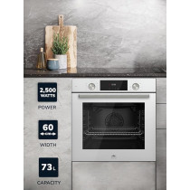 Millen Built In Electric Oven, 8 Cooking Modes, 73L, Schott Inner Glass, MEO 6002 WH