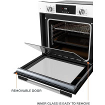 Millen Built In Electric Oven, 8 Cooking Modes, 73L, Schott Inner Glass, MEO 6002 WH