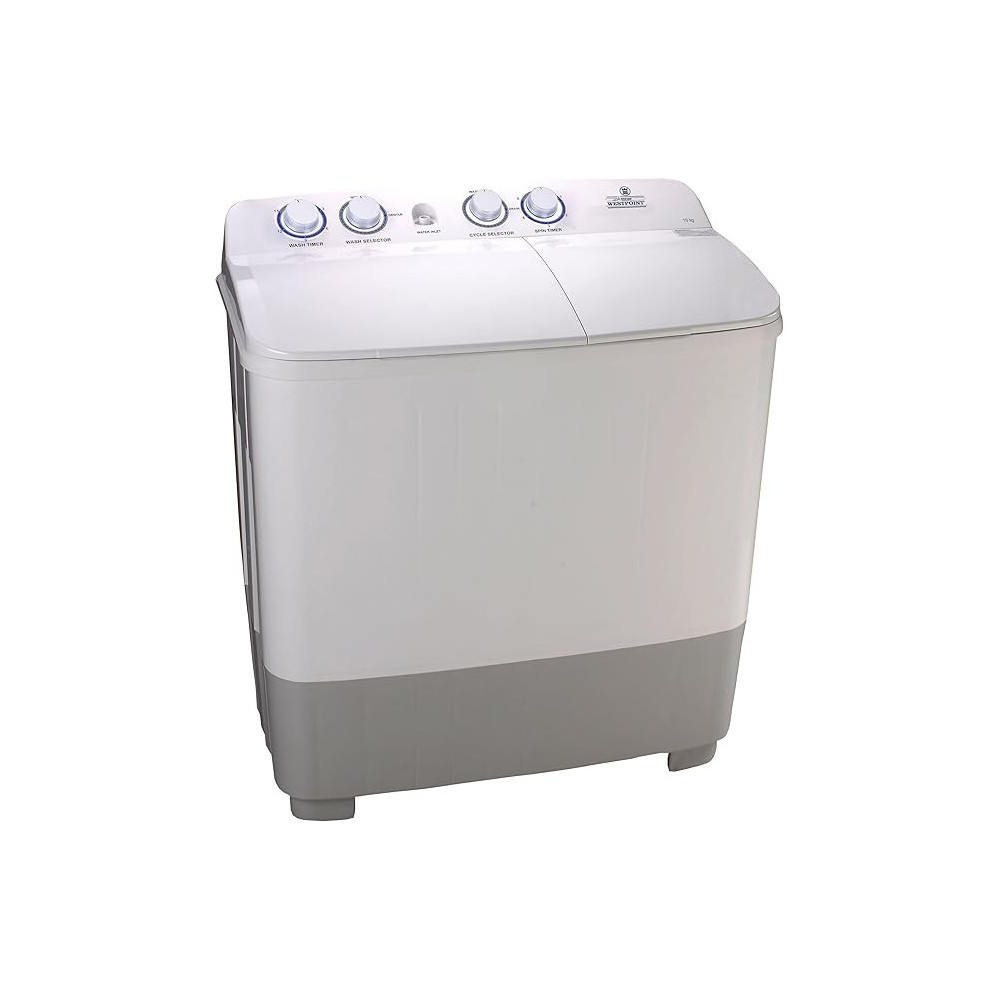 Westpoint 10 Kg Twin Tub Semi-Automatic Top-Load Washing Machine, Spinning Efficient, Big Capacity, WTX-1017