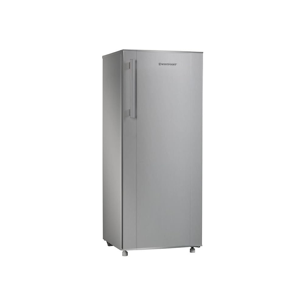 Westpoint 220 Liter Single Door Defrost Refrigerator With Vegetable Drawer, Freezer Box, Wired Shelf, Bottle Storage, Mini Fridge Best For Kitchen, Bedroom, Office, Silver, WRN-222EI