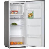 Westpoint 220 Liter Single Door Defrost Refrigerator With Vegetable Drawer, Freezer Box, Wired Shelf, Bottle Storage, Mini Fridge Best For Kitchen, Bedroom, Office, Silver, WRN-222EI