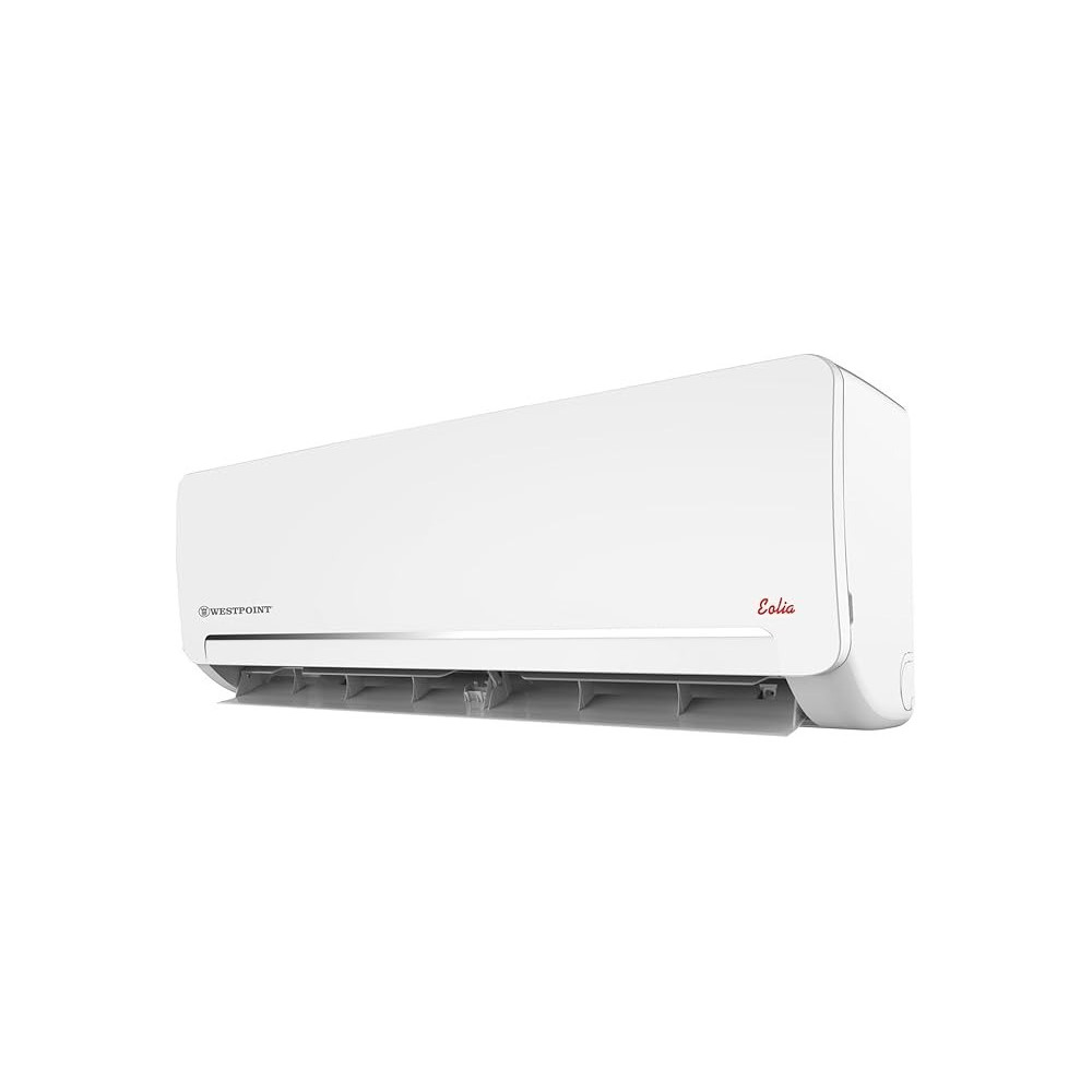 Westpoint 1 Ton Split Air Conditioner, 12000 British Thermal Units, Rotary Compressor, I Feel Function, Gold Fins, 4 Way Swing, White, WSN-1223LTYH