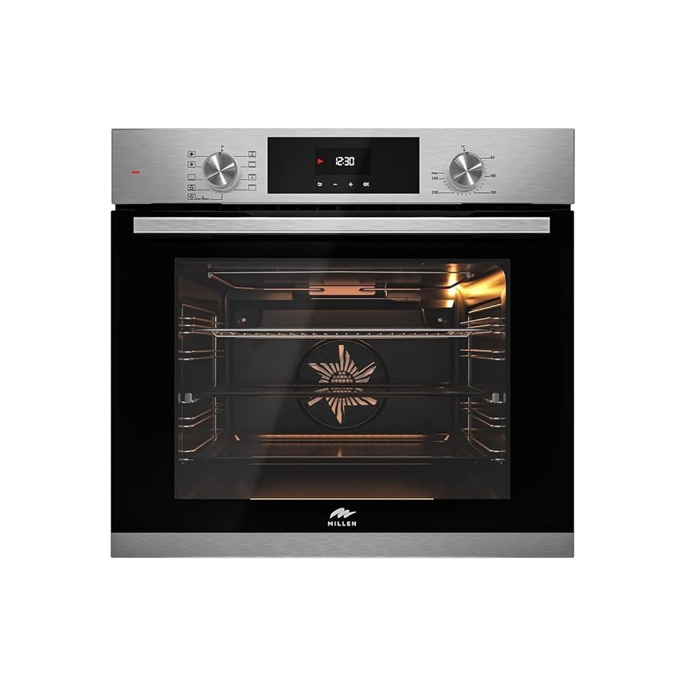 Millen Built In Electric Oven 9 Cooking Modes, 78L, Schott Inner Glass, MEO 6003 IX