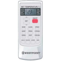 Westpoint 1.5 Ton 18000 BTU High Performance Split Air Conditioner Inverter Compressor Gold Fins Technology I Feel Function White WIN-1824LTYA