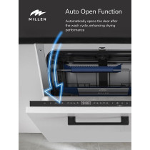 Millen Built-In Dishwasher 45Cm, Compact And Efficient, Auto Open, Aquastop, MDW 45732