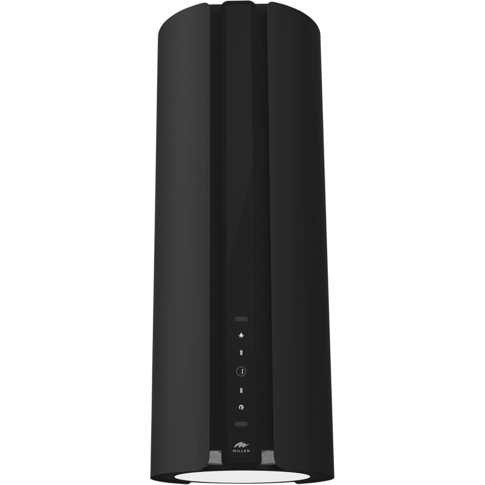 Millen 35 Cm Wall-Mounted Lamp Hood, Compact Luxury With Gesture Control, Filters Included, MTUB 35 BL